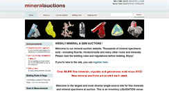 Desktop Screenshot of mineralauctions.com